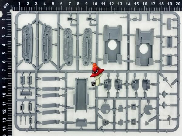 Plastic Soldier Company 15mm  Allied Stuart I Honey or M3 tank 1 x Plastic Sprue - Image 3