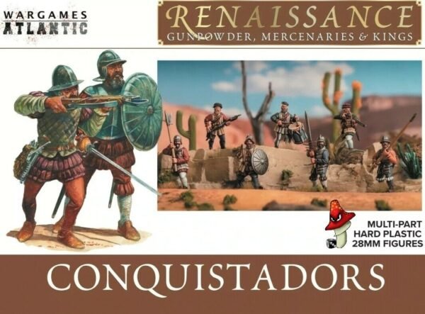 Wargames Atlantic Conquistadors 28mm 1/56 scale 1 x sprue Set unboxed