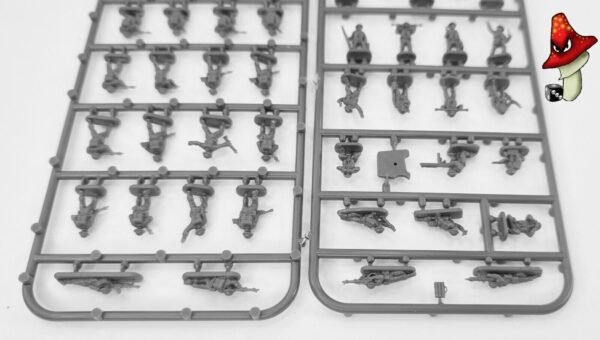 Victrix British Infantry & Heavy Weapons 12mm 1:144 scale WWII 2 x sprues loose - Image 7