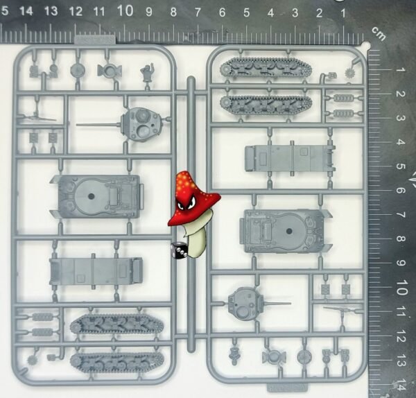 Victrix 2 x M4A1 Shermans 12mm 1:144 scale WWII Tanks VG12018 1 X Sprue Unboxed - Image 3