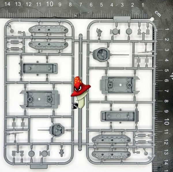 Victrix 2 x M4A1 Shermans 12mm 1:144 scale WWII Tanks VG12018 1 X Sprue Unboxed - Image 4