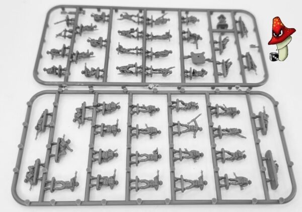 Victrix British Infantry & Heavy Weapons 12mm 1:144 scale WWII 2 x sprues loose - Image 8