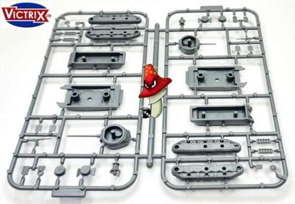 Victrix 2 x M4A1 Shermans 12mm 1:144 scale WWII Tanks VG12018 1 X Sprue Unboxed - Image 11