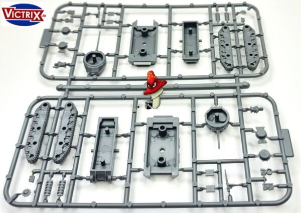 Victrix 2 x M4A1 Shermans 12mm 1:144 scale WWII Tanks VG12018 1 X Sprue Unboxed - Image 12