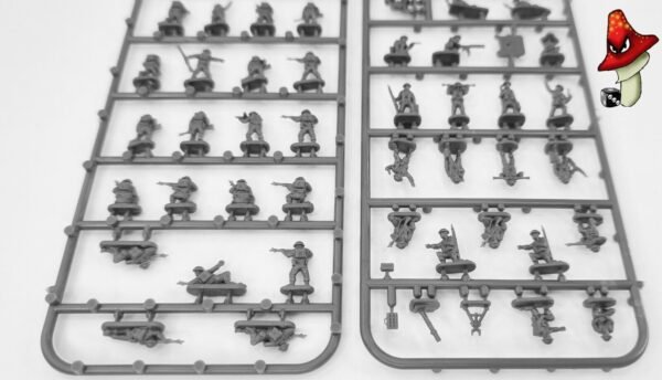 Victrix British Infantry & Heavy Weapons 12mm 1:144 scale WWII 2 x sprues loose - Image 9