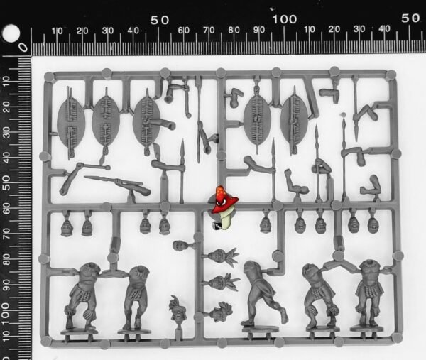 Perry Miniatures Zulus 1 x warriors plastic sprue unboxed 28mm scale minatures - Image 2