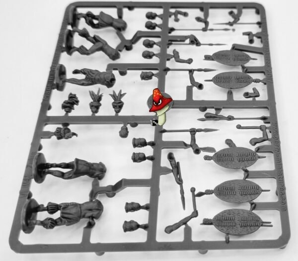 Perry Miniatures Zulus 1 x warriors plastic sprue unboxed 28mm scale minatures - Image 4