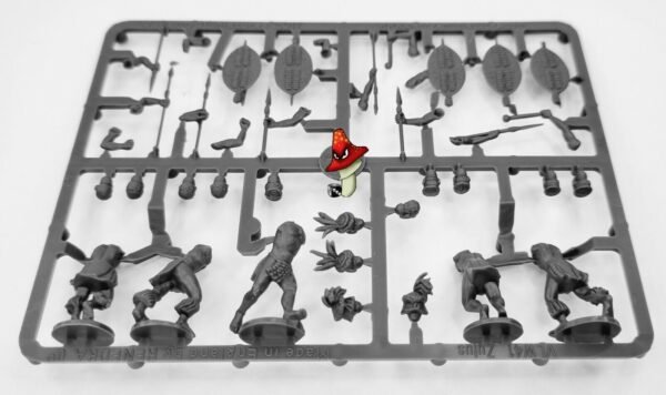 Perry Miniatures Zulus 1 x warriors plastic sprue unboxed 28mm scale minatures - Image 5