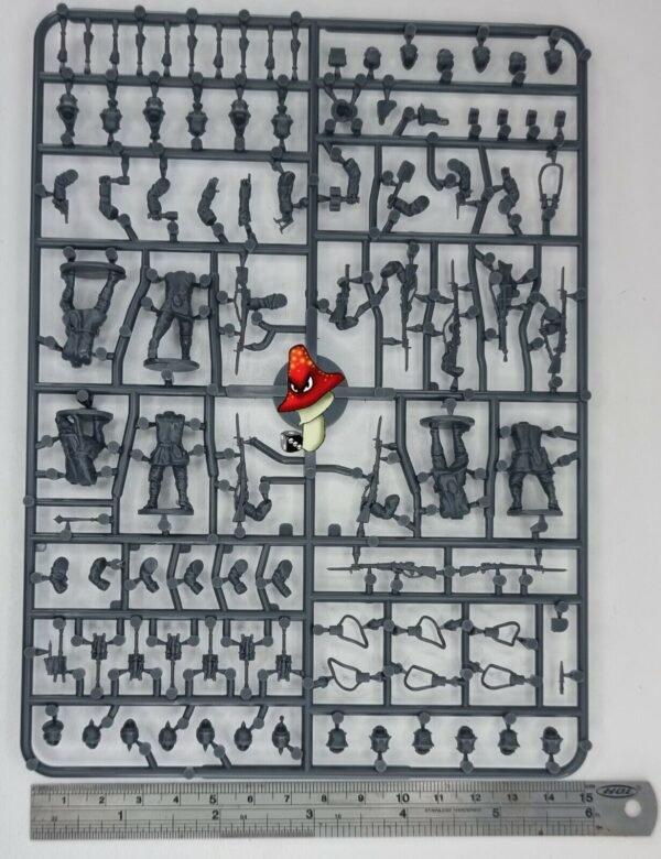 Wargames Atlantic German Infantry (1916-1918) 1/56 28mm scale WWI WWII   sprue - Image 3