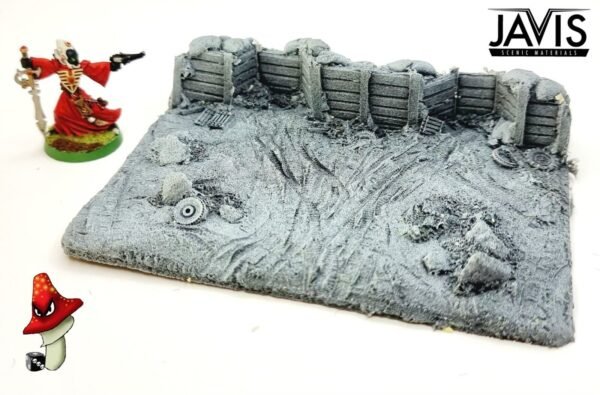 Double Gun Barricades  Javis BZDGUN Wargames Scenery Terrain 28mm Scale - Image 5