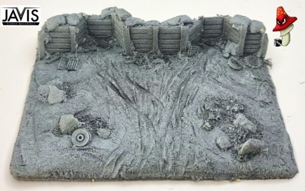 Double Gun Barricades  Javis BZDGUN Wargames Scenery Terrain 28mm Scale - Image 9