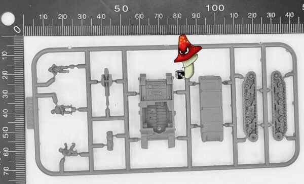 Victrix SEXTON 25pdr 12mm 1:144 scale WWII 1 x plastic sprue loose VG12016 - Image 2