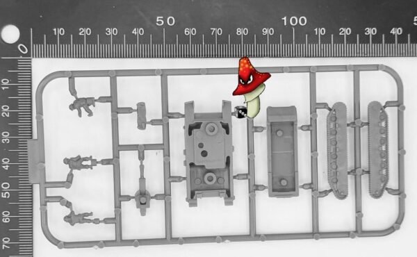 Victrix 6 x Sexton 25pdr 12mm 1:144 scale WWII Tank VG12016 Sprues & Tranfers - Image 4