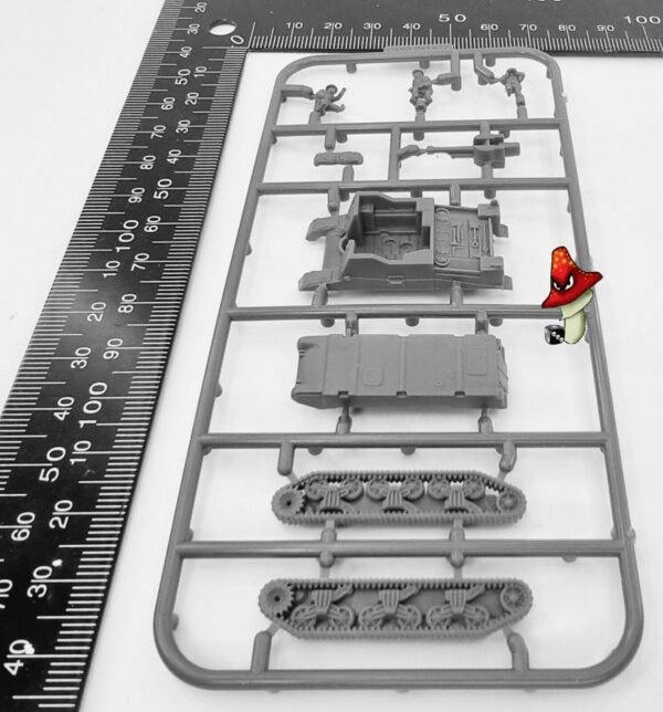 Victrix SEXTON 25pdr 12mm 1:144 scale WWII 1 x plastic sprue loose VG12016 - Image 7