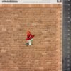 Superquick D9  Red Sandstone (Ashlar) Building Papers OO Gauge 1/72 6 X Sheets