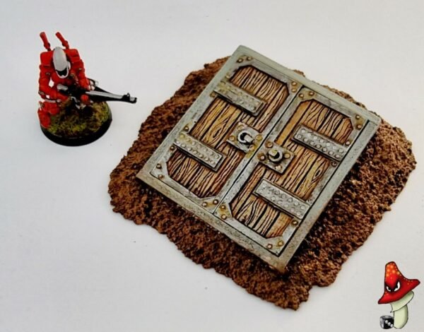 Underground Access wooden Doors 28mm scale Wargames 40k Scenery Dungeon - Image 2