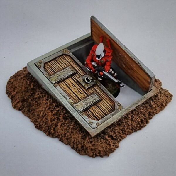 Underground Access wooden Doors 28mm scale Wargames 40k Scenery Dungeon - Image 3