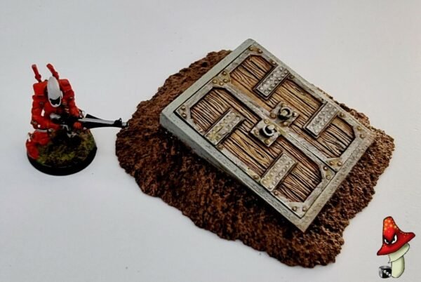 Underground Access wooden Doors 28mm scale Wargames 40k Scenery Dungeon - Image 6