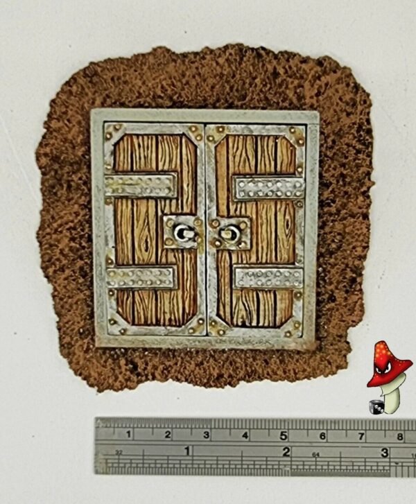 Underground Access wooden Doors 28mm scale Wargames 40k Scenery Dungeon - Image 8