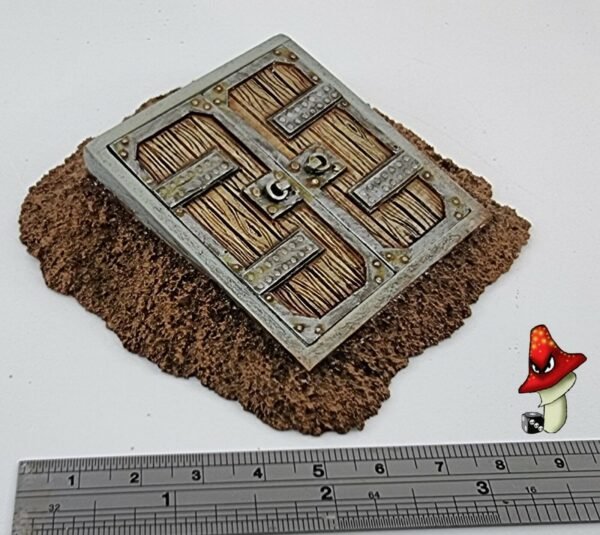 Underground Access wooden Doors 28mm scale Wargames 40k Scenery Dungeon - Image 10