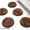 40mm x 5 Tire Track, Round Resin Bases  style 40k sci-fi