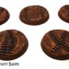 40mm x 5 Tire Track, Round Resin Bases  style 40k sci-fi - Image 5
