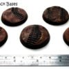 40mm x 5 Tire Track, Round Resin Bases  style 40k sci-fi - Image 8
