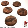 40mm x 5 Tire Track, Round Resin Bases  style 40k sci-fi - Image 9