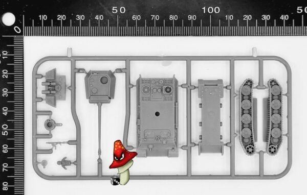 Victrix Panther Ausf G 12mm 1:144 scale WWII 1 x plastic sprue loose unboxed - Image 2