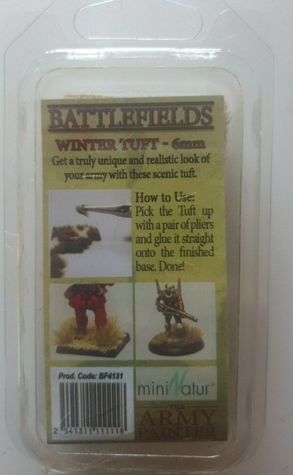 The Army Painter BF4131 Battlefields  Winter Tufts 6mm high scenery - Image 3