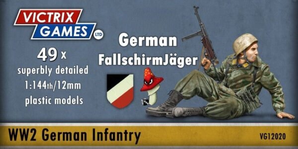 Victrix German Fallschirmjaeger 12mm 1:144 scale WWII 2 x sprues loose VG12020