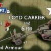 Victrix Loyd Carrier & 6pdr & crew 12mm 1:144 scale WWII 1 x sprue Set VG12027