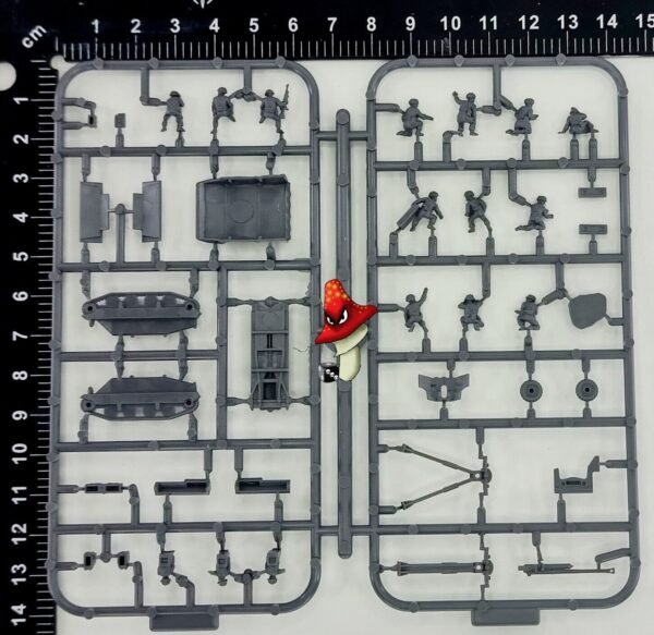 3 x Loyd Carrier & 6pdr + crews 1:144 scale WWII Tank Sprues & Tranfers VG12027 - Image 4