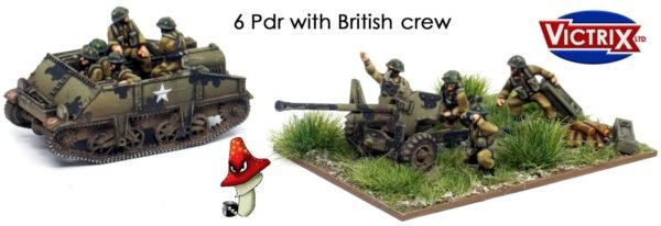 3 x Loyd Carrier & 6pdr + crews 1:144 scale WWII Tank Sprues & Tranfers VG12027 - Image 7