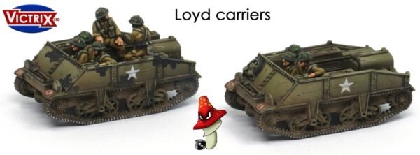 3 x Loyd Carrier & 6pdr + crews 1:144 scale WWII Tank Sprues & Tranfers VG12027 - Image 8