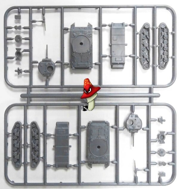 Victrix 6 x Sherman M4A3 75mm 12mm 1:144 scale WWII  VG12002 Sprues & Tranfers - Image 4