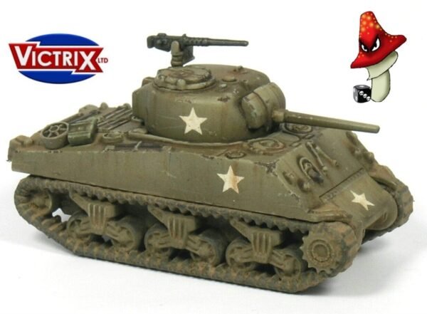 Victrix 6 x Sherman M4A3 75mm 12mm 1:144 scale WWII  VG12002 Sprues & Tranfers - Image 6