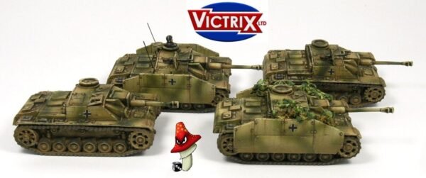 Victrix 6 x StuG III 12mm 1:144 scale WWII Tanks VG12003 Sprues & Tranfers - Image 5