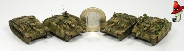 Victrix German StuG III 12mm 1:144 scale WWII 1 x plastic sprue loose VG12003 - Image 4