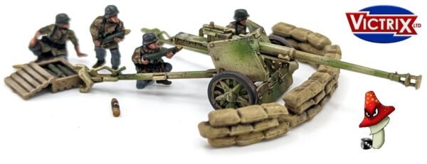 4 x Pak 40 + Sd.Kfz.11 12mm 1:144 scale WWII Tank VG12026 Sprues & Tranfers - Image 17