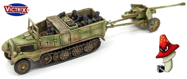 Victrix German Pak 40 + Sd.Kfz.11  12mm 1:144 scale WWII 1 x sprue Set Loose - Image 20