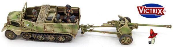 Victrix German Pak 40 + Sd.Kfz.11  12mm 1:144 scale WWII 1 x sprue Set Loose - Image 21