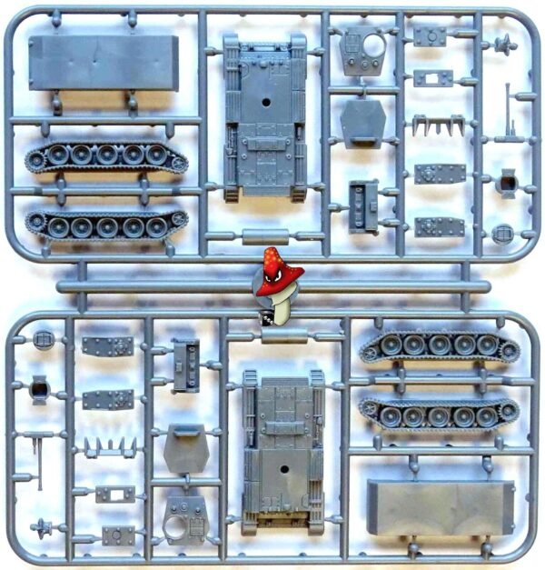 Victrix 6 x Cromwell mk VII 12mm 1:144 scale WWII Tank VG12005 Sprues & Tranfers - Image 3