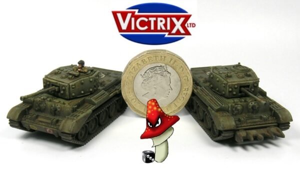 Victrix 6 x Cromwell mk VII 12mm 1:144 scale WWII Tank VG12005 Sprues & Tranfers - Image 5