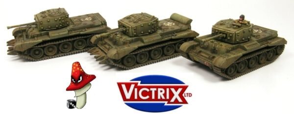 Victrix 6 x Cromwell mk VII 12mm 1:144 scale WWII Tank VG12005 Sprues & Tranfers - Image 14