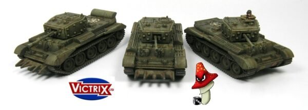 Victrix 6 x Cromwell mk VII 12mm 1:144 scale WWII Tank VG12005 Sprues & Tranfers - Image 16