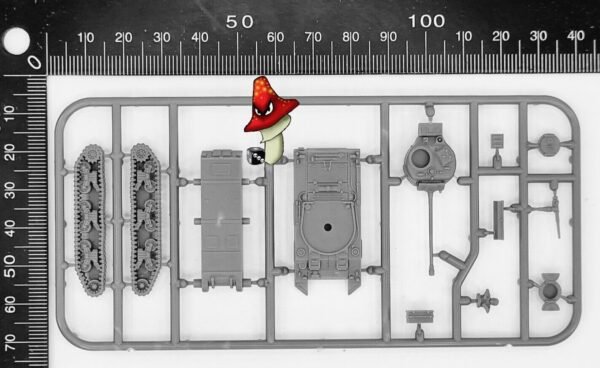 Victrix Sherman Firefly 12mm 1:144 scale WWII 1 x plastic sprue loose VG12006 - Image 2