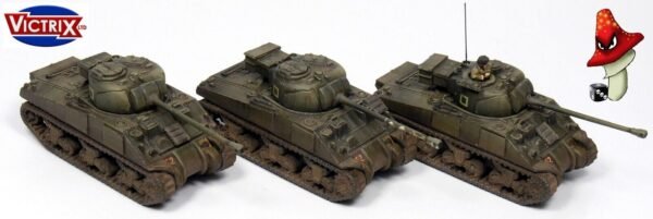 Victrix 6 x Sherman Firefly 12mm 1:144 scale WWII Tank VG12006 Sprues & Tranfers - Image 12