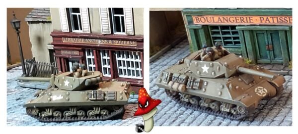 Victrix 6 x M10 Wolverine  12mm 1:144 scale WWII Tanks VG12007 Sprues & Tranfers - Image 11