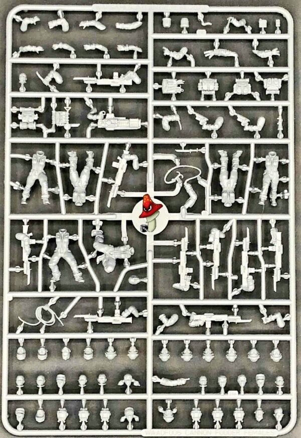 Female Cannon Fodder Wargames Atlantic WAADF006 28mm 1/56 scale 1 sprue unboxed - Image 10